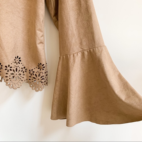 *SOLD* 70s faux suede blouse - Picture 5 of 7